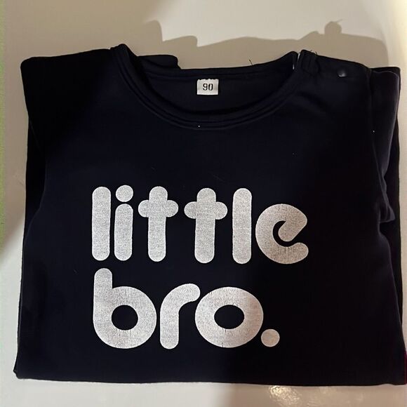 Bundle Sale 3 for $15 | "Little Bro" Onesie - Size 90 (18 Months) - Picture 7 of 11